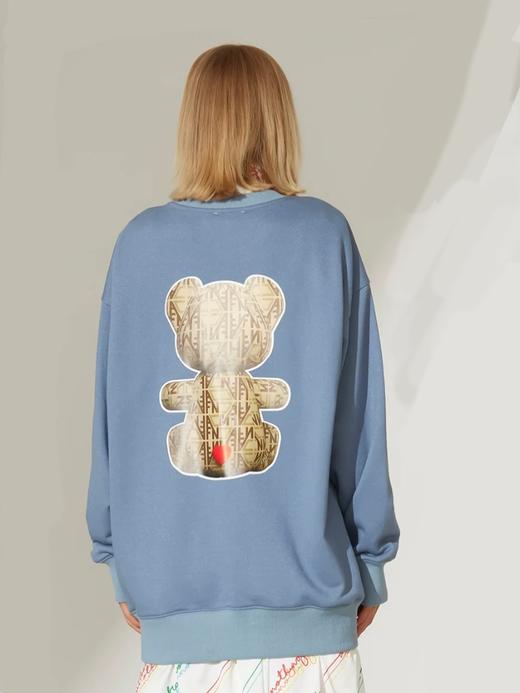 珍珠撞钉印花DIA小熊卫衣 商品图1