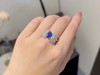 「蝴蝶结」皇家蓝蓝宝石钻石戒指 3.06克拉蓝宝石 商品缩略图3