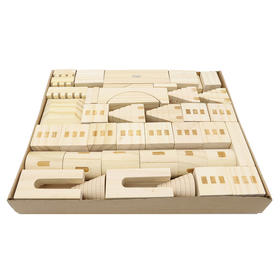 F.A.O.  木质城堡积木套装 75pcs  TSFC6000086
