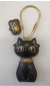 大英博物馆德森猫和她的朋友们系列巴斯特pu萌猫挂件钥匙扣 商品缩略图0