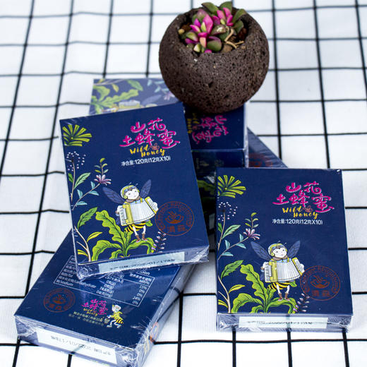 清森 | 山花土蜂蜜小袋装（12g×36袋） 商品图6