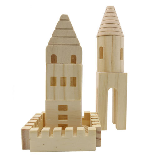 F.A.O.  木质城堡积木套装 75pcs  TSFC6000086 商品图1