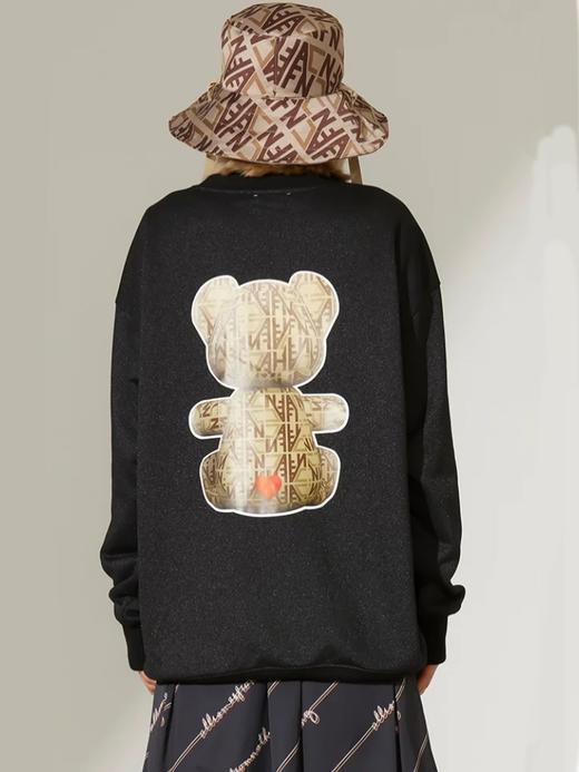 珍珠撞钉印花DIA小熊卫衣 商品图3