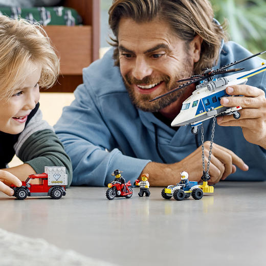 乐高LEGO 警用直升机大追击 LEGC60243 商品图2