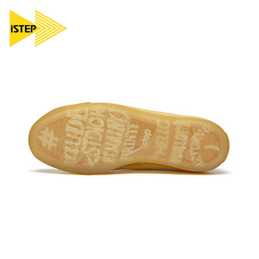 【正品】iSTEP小白鞋女低帮丝带港风休闲透明底帆布鞋女2022新款原创女鞋 商品图2