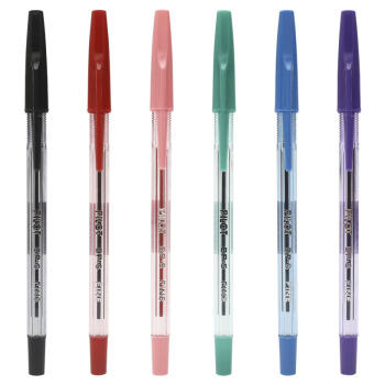 日本百乐（PILOT）BP-S彩色圆珠笔BP-SF 简易约办公笔老式经典款0.7mm 商品图0