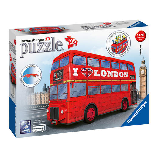 Ravensburger拼图  立体拼图216片 伦敦双层巴士  RAVC820863 商品图2