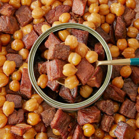 无添加 高蛋白 动物植物双蛋白 | 味蕾觉醒 卤牛肉与鹰嘴豆 卤味零食 75g*4罐/*8罐