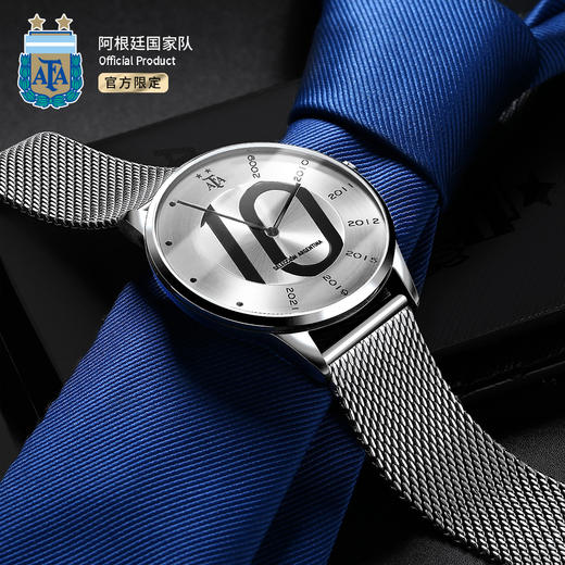 阿根廷国家队官方商品丨新款情人节礼物情侣手表10号梅西球迷腕表 商品图0
