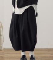 BLBT/43294宽松低裆抽绳廓形裤 商品图0