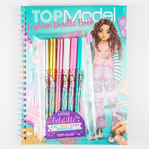 TOPMODEL  时尚涂鸦本闪粉笔套装  TOPC046952 商品图0