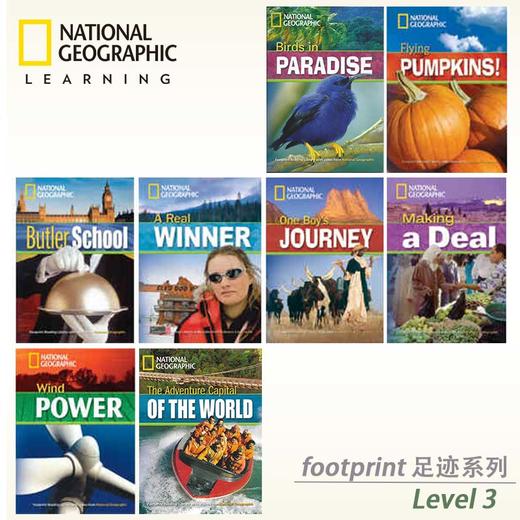Footprint 足迹 L3 共8册配音频（适合初中生，英语母语水平G6-7) 商品图1