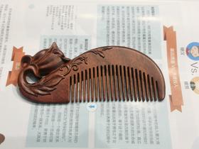 紫檀梳°玫瑰