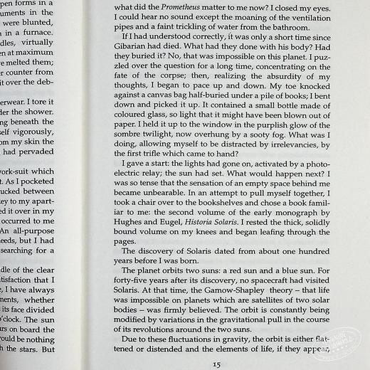 【中商原版】斯坦尼斯瓦夫 莱姆 索拉里斯星 波兰科幻大师莱姆代表作 塔可夫斯基 飞向太空原著小说 Solaris 英文原版 LEM Stanislaw 商品图8