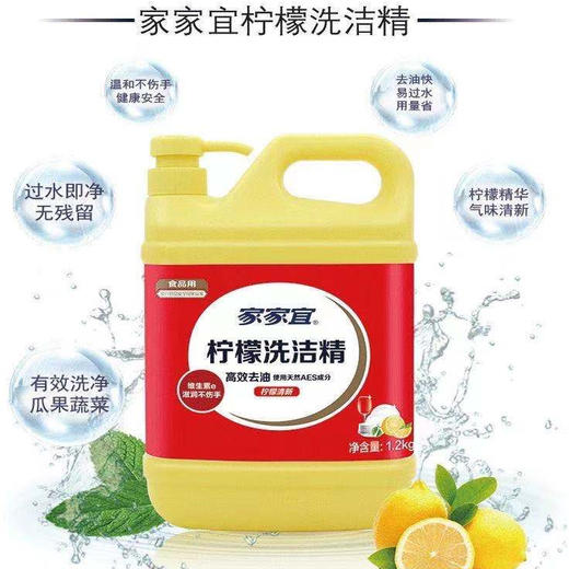 家家宜柠檬清新洗洁精【5kg】 商品图2