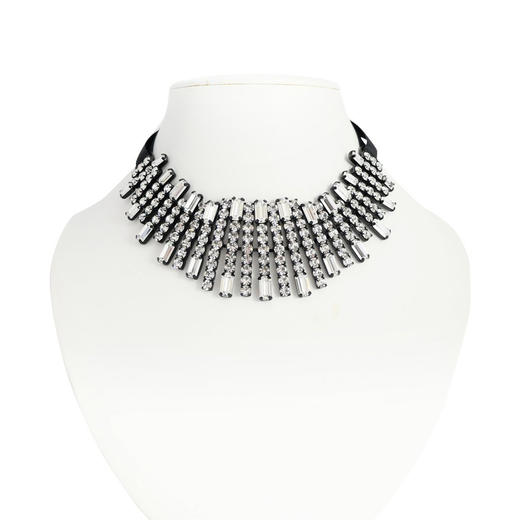 北京仓｜HÉLÈNE ZUBELDIA-Opulent Crystal Baguette-项链［法国设计师］ 商品图1