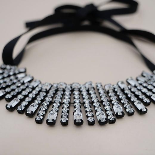 北京仓｜HÉLÈNE ZUBELDIA-Opulent Crystal Baguette-项链［法国设计师］ 商品图3