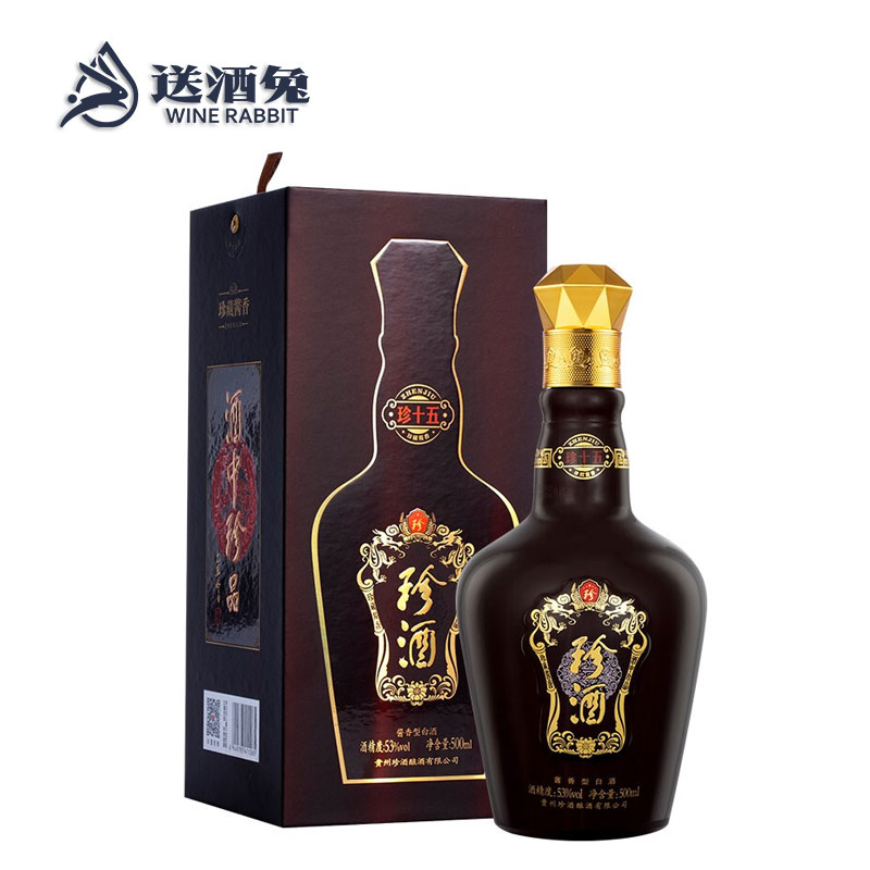 珍酒 珍十五 53度酱香型白酒 500ml