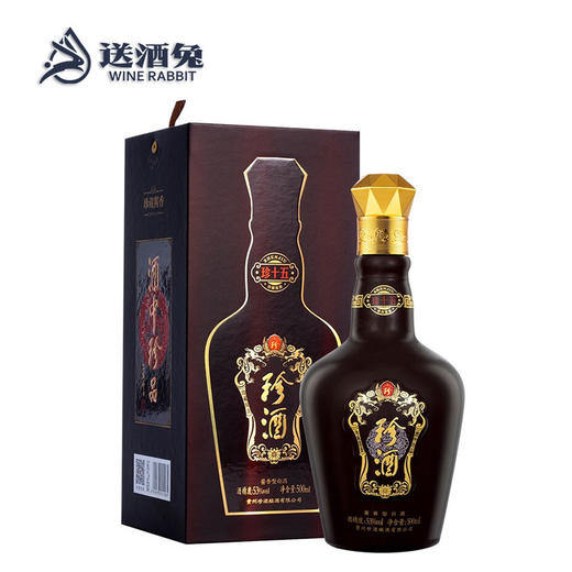 珍酒 珍十五 53度酱香型白酒 500ml 商品图0