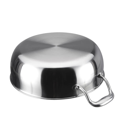 美思工房304不锈钢无涂层加厚火锅30cm燃气电磁炉通用K0227 商品图2