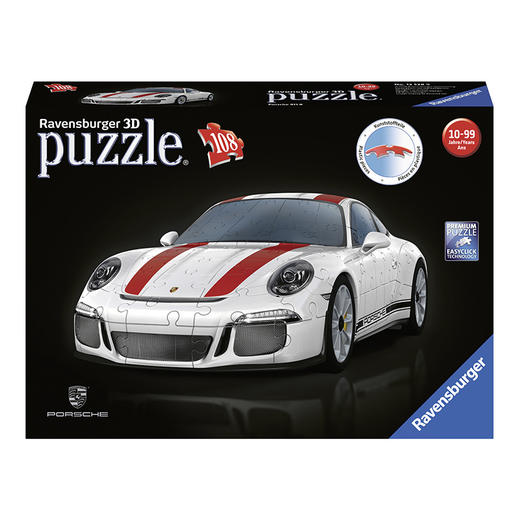 Ravensburger拼图  立体拼图108片 保时捷911R  RAVC819188 商品图1