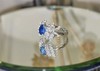 「蝴蝶结」皇家蓝蓝宝石钻石戒指 3.06克拉蓝宝石 商品缩略图4