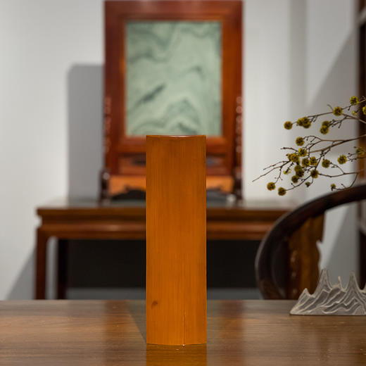 清 竹雕云纹臂搁 商品图1