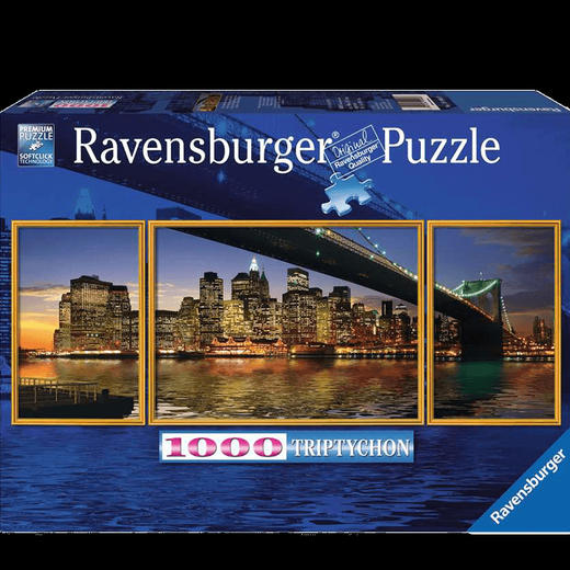 Ravensburger拼图  平面拼图1000片 纽约布鲁克林大桥  RAVC199068 商品图0