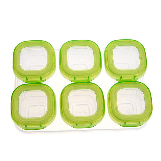 OXOtot奥秀食品冷冻储存盒(60ml*6个)绿色OXOC6112300 商品图0