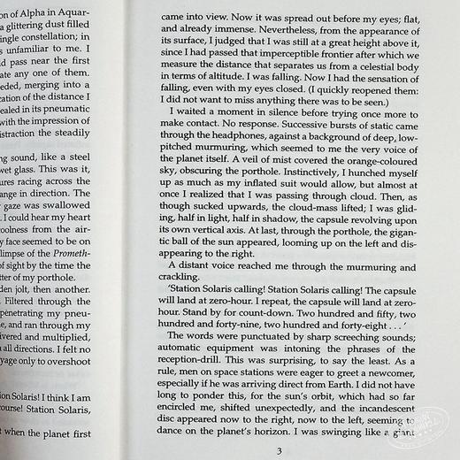 【中商原版】斯坦尼斯瓦夫 莱姆 索拉里斯星 波兰科幻大师莱姆代表作 塔可夫斯基 飞向太空原著小说 Solaris 英文原版 LEM Stanislaw 商品图5