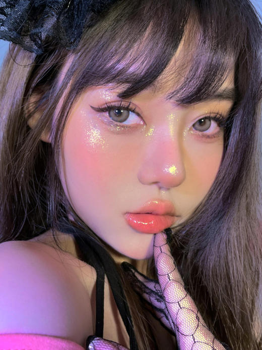 sugarplum糖豆 花生酱 年抛2片 14.5mm 着色13.9mm 基弧8.6 含水38% 韩国进口 商品图3