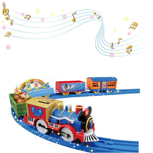 多美 TOMY  迪士尼普乐路路火车-米奇和朋友音乐巡游套装  TMYC861423 商品图0