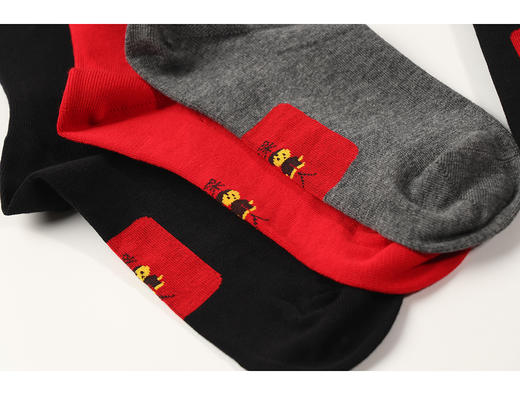 时尚休闲男女情侣短袜踩小人棉袜53529/54397 商品图3