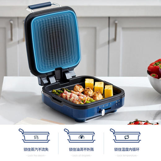 摩飞电饼铛家用双面加热全自动烙饼锅加深加大可拆洗煎饼MR8600【摩飞系列】 商品图1