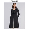 VIMAGE纬漫纪女装翻领经典显瘦收腰长款风衣外套VC2004006 商品缩略图4