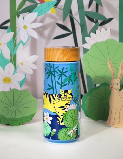 法国插画师联名款 日出之地系列勇虎迎新随身杯 双层330ml 商品图1