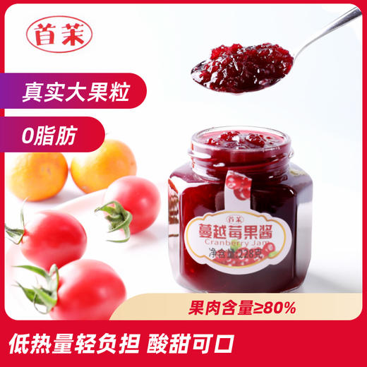【蔓越莓果酱】早餐烘焙酸奶面包涂抹酱 228克、958克 【包邮】 商品图0