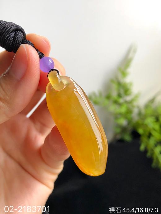 高冰黄翡福瓜裸石【02-2183701】具体价格微信咨询 商品图8