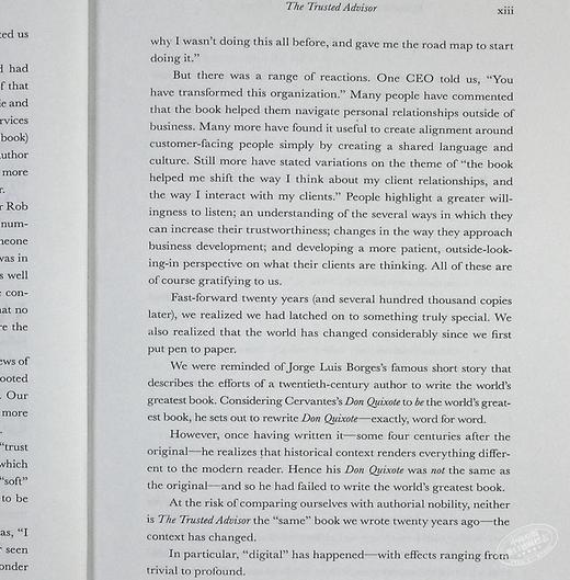 The Trusted Advisor 20th Anniversary Edition 英文原版 David H Maister Robert Galford Charles Green 商品图5