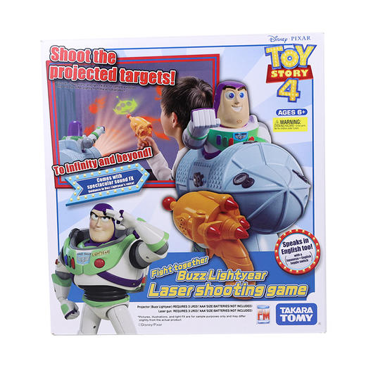 多美 TOMY  玩具总动员4 激光射击游戏-巴斯光年   TMYC148289AS 商品图1