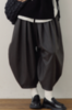 BLBT/43294宽松低裆抽绳廓形裤 商品缩略图1