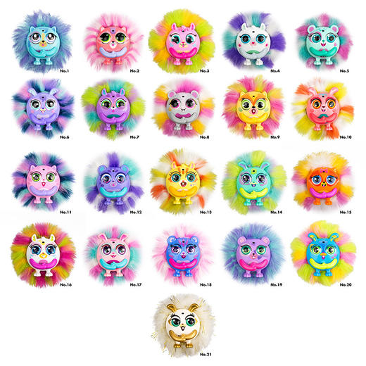 银辉  精灵小毛球  SLVC836900CD00100玩偶 商品图2