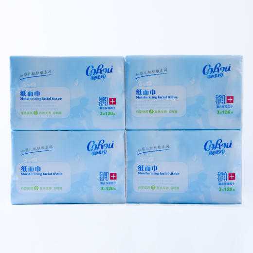 可心柔保湿纸 4连包120抽/提 商品图3