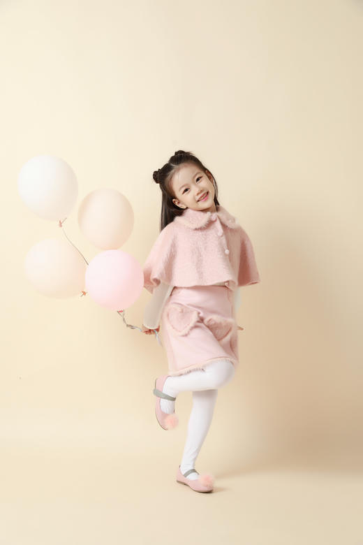 非质量问题不退换哦~PureShare女童公主裙2021新款时髦加厚毛呢秋冬款连衣裙-小甜心 商品图4