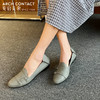 安启美奈百搭软底双排扣单鞋 商品缩略图1