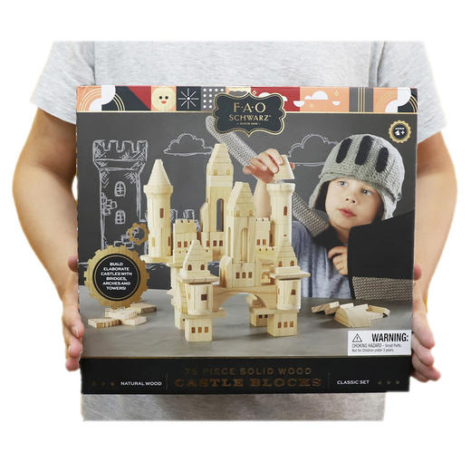 F.A.O.  木质城堡积木套装 75pcs  TSFC6000086 商品图4