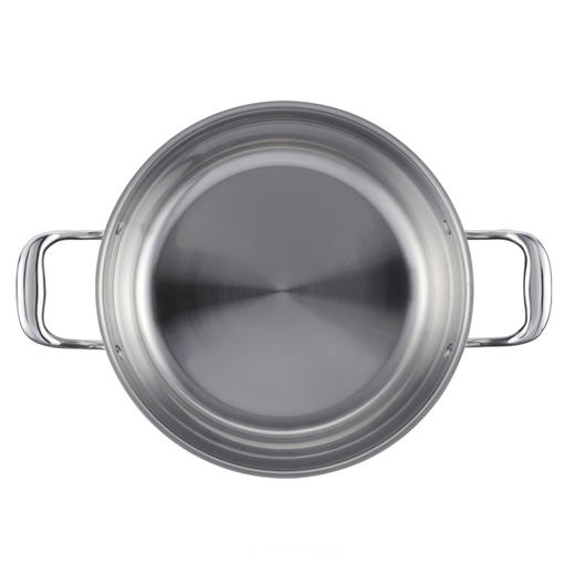 美思工房304不锈钢无涂层加厚火锅30cm燃气电磁炉通用K0227 商品图3