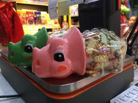 恐龙瓶型饼干100克