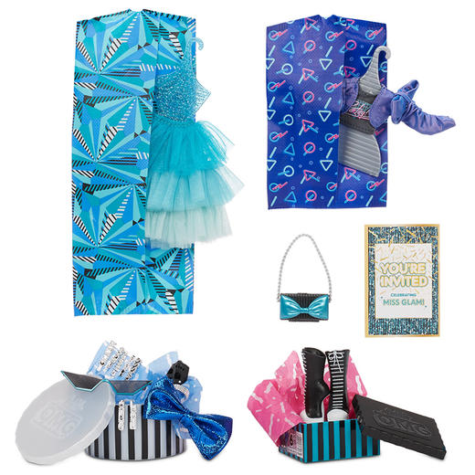 MGA  L.O.L.惊喜拆拆球 OMG 潮流时尚生日娃娃 MGAC576365EUC 商品图0