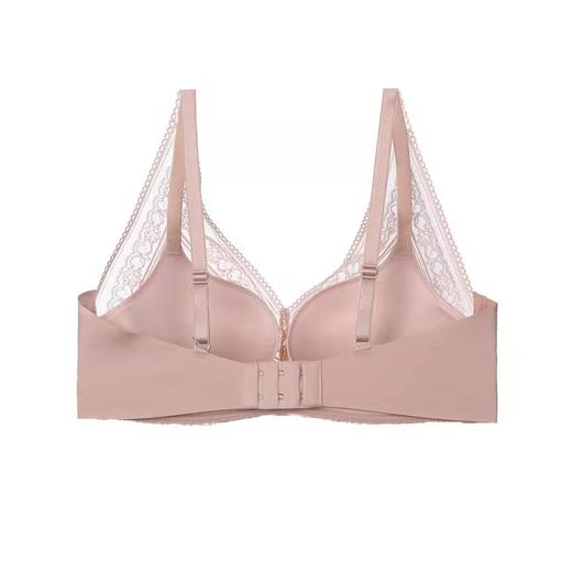 安莉芳蕾丝深V抹胸无钢圈文胸女 下厚上薄款无痕内衣EB1110 商品图2